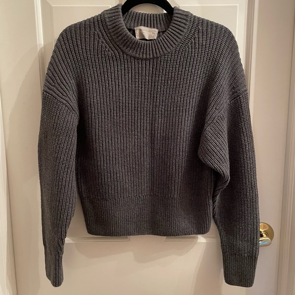 Everlane Organic Cotton Mock Neck Sweater